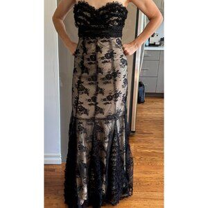 Anna Sui Dress - Size 8 NWT Black Lace